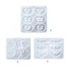 Zucca Pipistrello di Halloween per Portachiavi Orecchini Stampo in Silicone Stampo per Resina Epossidica per Accessori Orecchini Gioielliere