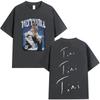 Koszulki Hip Hopowe Piosenkarka TINI STOESSEL Futtura Tour Nowy Album Koszulki Graficzne Moda Harajuku Krótki Rękaw Bawełna Codzienne Streetwear