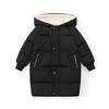 Kids' Mid-Length Winter Cotton Jacket for Boys & Girls - Korean Style