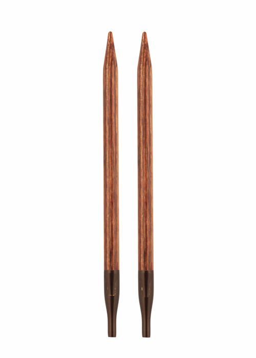 Aiguille à tricoter - KnitPro - KP31209 - Bois naturel/marron - 6 mm - Flexible et stable