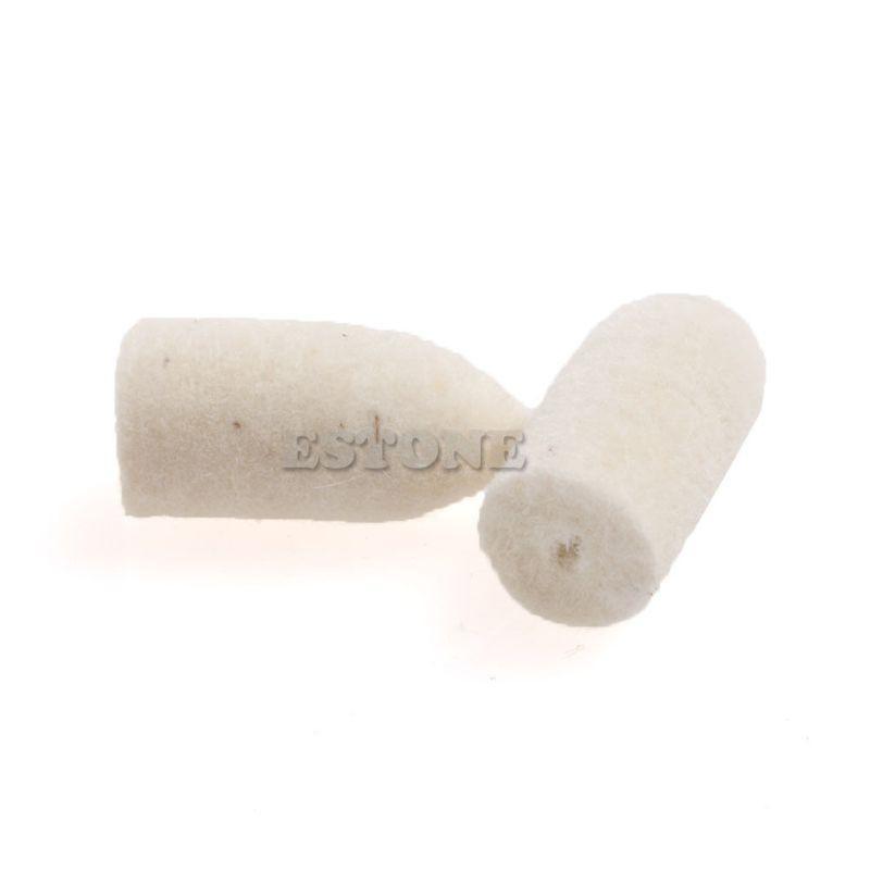 35Pcs Soft Felt Polishing Buffing Burr Wheel For Rotary Tools 1/8" top sale