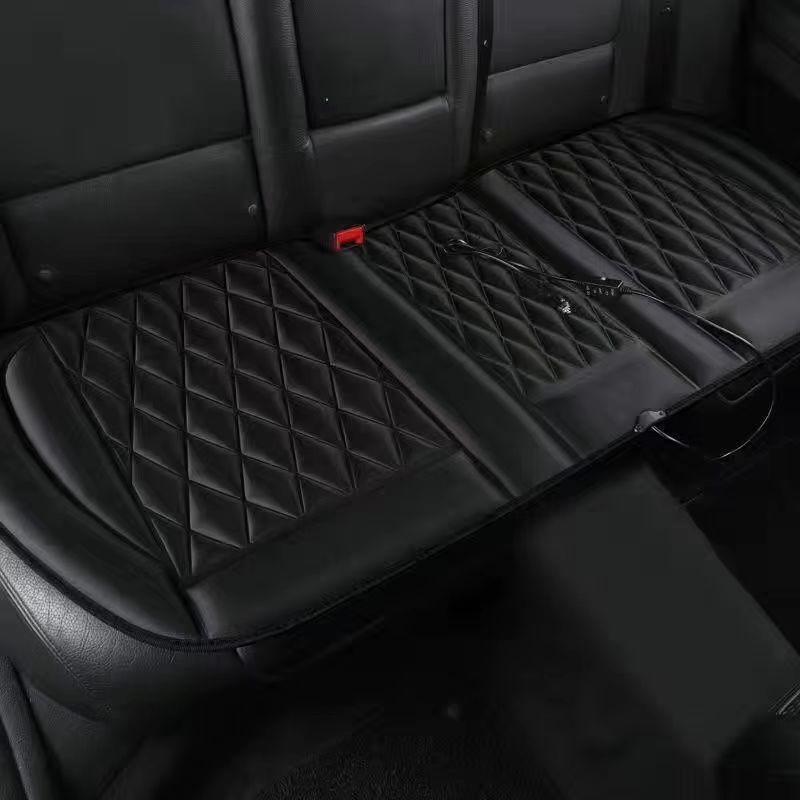 12V Electric Heated Plush Car Seat Cushion for Winter