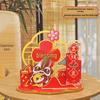 Year of the Snake 3D Wooden Desktop Decoration