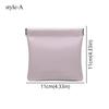 Bullet Storage Bag with Automatic Closure, Wired Headphone Storage Bag, PU Coin Purse, Mini Portable Lipstick and Makeup Bag