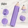 Durable Pencil Bag Students Silicone Case with Zipper, Waterproof Shaped Large Capacity Organizer Stationery Pouch, for Pens, Erasers, Rulers