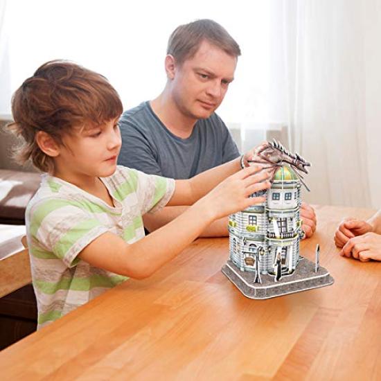 Heart Art Collection 3D Puzzle Harry Potter Diagon Alley Gringotts Bank 74 Pieces DS1005h