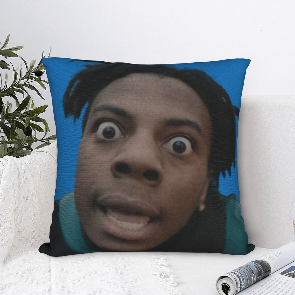 Ishowspeed Funny Meme Square Pillowcases Polyester Sofa Cushion Cover Creative Decor Throw Pillow Case 40*40