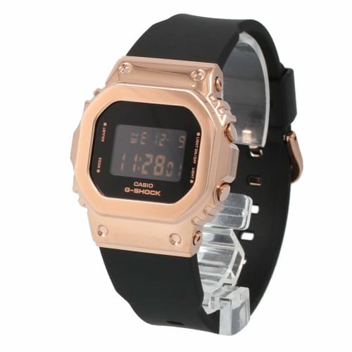 Casio G-Shock Men's Digital Square Metal Case S Series Watch, Black, GM-S5600PG-1