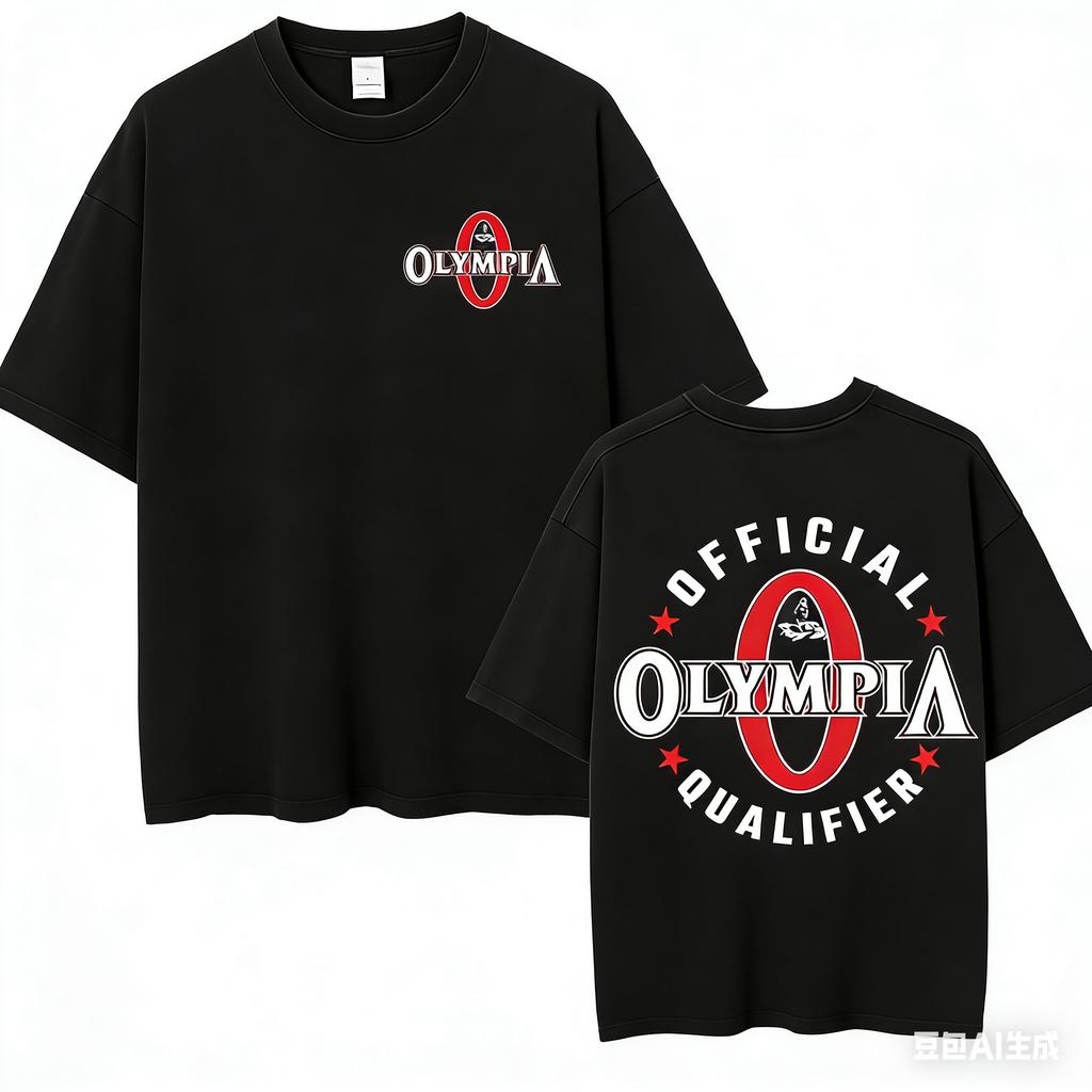 2026 Olympia Gym Unisexs Vintage Graphic T Shirt Unisex Summer Fashion ONeck Short Sleeve Tshirt Casual Sports Cotton Tee Top