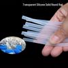 Transparent Silicone Solid Rod