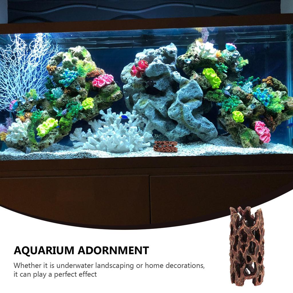 POPETPOP Fish and Shrimp Shelter, Small Aquarium Tank Hideout, Perfect for Yamato Shrimp, Cute Aquarium Object, Small Aquarium Tank, Water