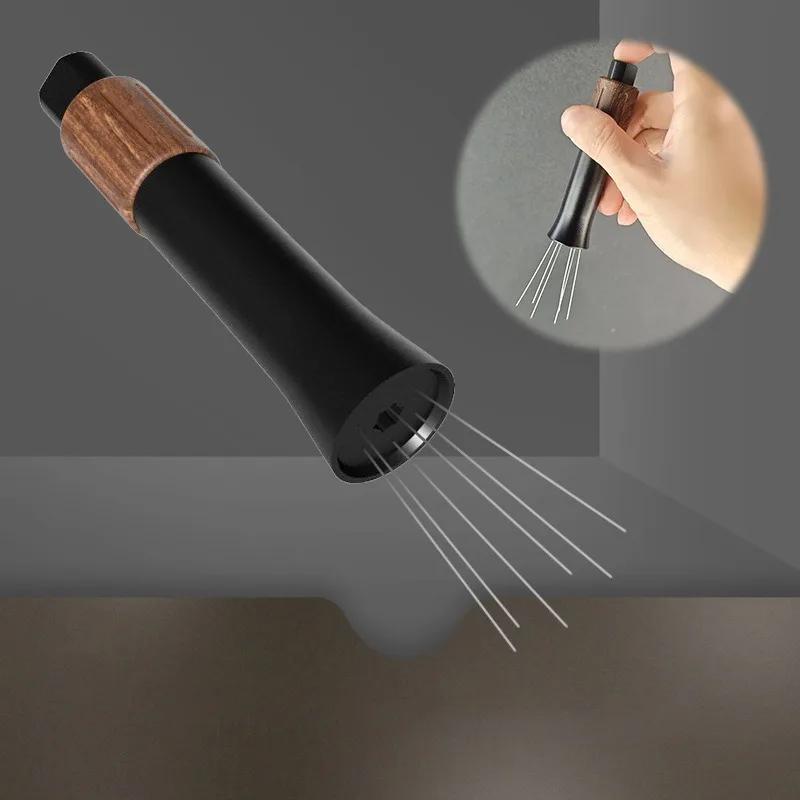 Coffee Needle Dispenser Press-type Espresso Stirrer Coffee Powder Stirring Needle Evenly Distributes Powder Coffee Gadget