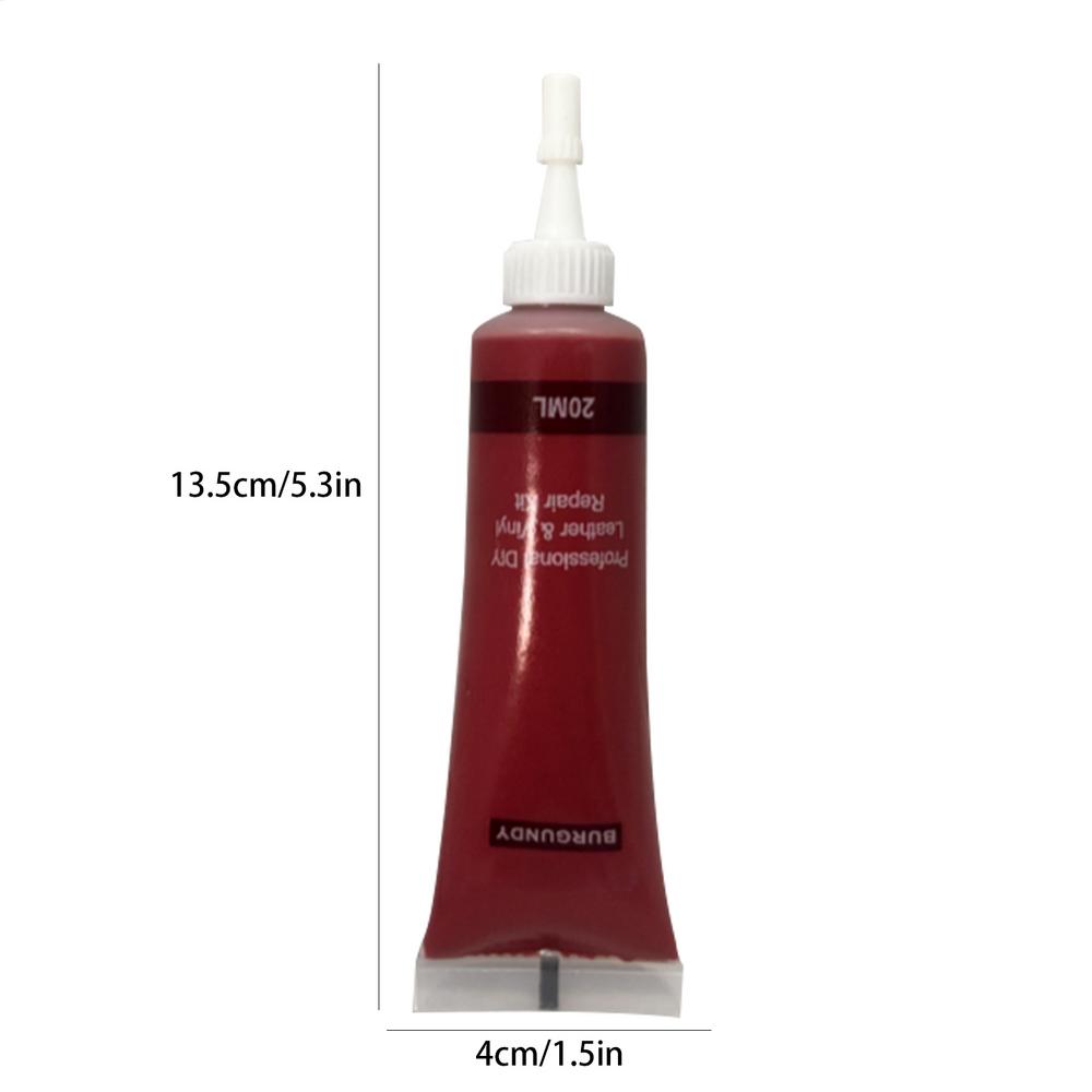 20ml Repair Gel Vinyl And Leather Repair Compound Leather ColorRestorer Applicator Repair Recolor Renew Leather Vinyl Sofa Purse
