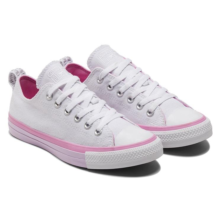 (WMNS) Converse Chuck Taylor All Star 'White Pink Purple' Women's A00544C