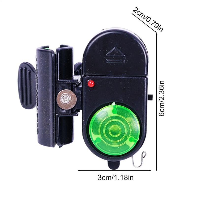 Fishing Alarm LED Fishing Rod Bells Alert For Fish Portable Sensitive Sound Biting Alert For Night Dark Boat Tackle Equipment