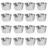 50 Stück Aluminiumfolien-Backformen, Cupcake-Boxen, Mini-Cupcake-Form