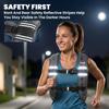 10KG Weighted Vest, Running Weight Vest with Adjustable Strap, Convenient Pocket and Reflective Strips for Men and Women