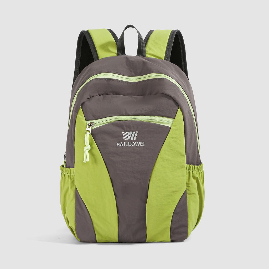 Schoolbag new contrasting color splicing casual backpack trendy versatile lightweight travel backpack outdoor sports mountaineering bag