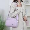 Codzienna nylonowa torba crossbody z wieloma przegrodami Lekka torba na ramię o dużej pojemności dla kobiet w średnim wieku Miejski minimalistyczny styl