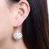 925 Sterling Silver Necklace Earring Bracelet Rings Jewelry Set for Women Fireworks Pendant Bangle Charm Fashion Party Gift