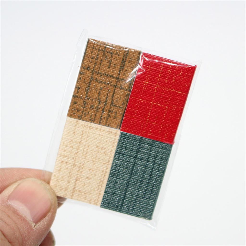 4Pieces Miniature Books 1/12 Scale Antique Books for Dollhouse Decoration and Craft Project Model Library Scene Display