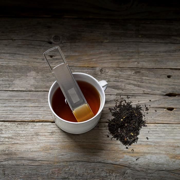 Infuseur à thé - Drosselmeyer - Acier Inoxydable - Design Élégant - Micro-perforé