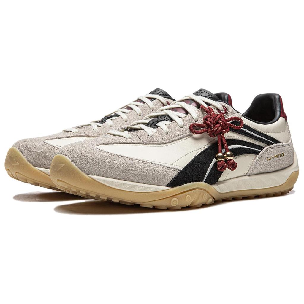 Li-Ning Heart Flow Vielseitig Einfach Langlebig Leicht Niedrig geschnitten Freizeitschuhe Unisex Freizeitschuhe Hellgrau AGCW002-1
