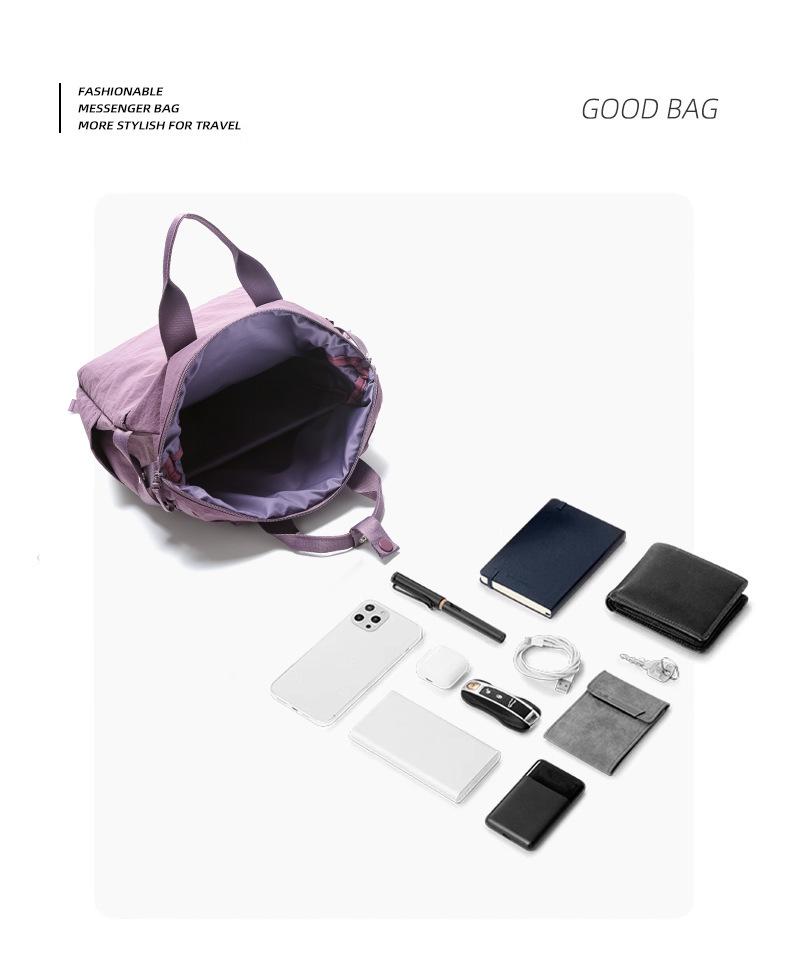 Unisex Lässiger Outdoor-Rucksack: Großes Fassungsvermögen, Wasserabweisend, Strukturierte Unifarbe, Ideal für Reisen, Sport und den täglichen Weg zur Arbeit.