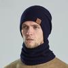 Knitted Mens Winter Beanie With Neck Warmer For Cold Weather Outdoor Activities