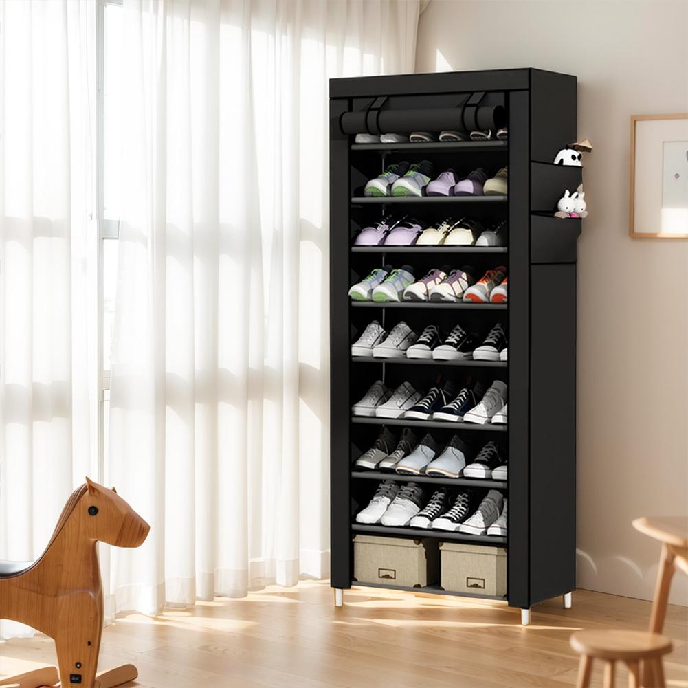 10 Layers Shoe Cabinet Household Multi-Layer Storage Shoes Dust-Proof Door Porch Floor Large-Capacity Porch Rack Shoe Rack