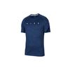 T-Shirts Herren Marineblau Rundhalsausschnitt Moderate Gerade Passform CK5538-492