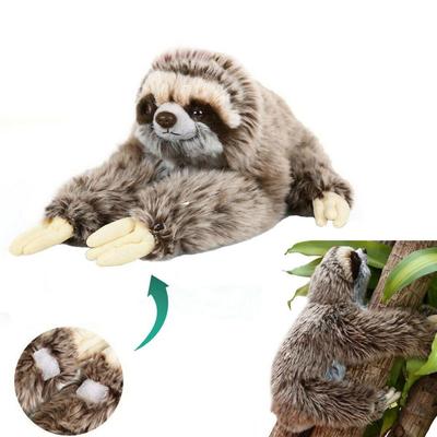 Peluche Paresseux Câlin à Trois Doigts 35cm Peluches Créatures Paresseuses Peluche Douce Peluche Paresseux Jouet Paresseux Rempli
