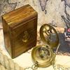 Brass Sundial Compass Nautical Décor, Timeless Treasure for Collectors Adventurers