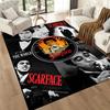 Scarface: Power And Corruption Square Rugs Are a Great Choice for Living Rooms, Bedrooms, Home Décor, and As Gifts.