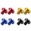 2Pcs Motorcycle M8 M10 CNC Aluminum M8 Rear View Mirror Hole Plugs Screws Rearview Mirror Anti-Rust Holder