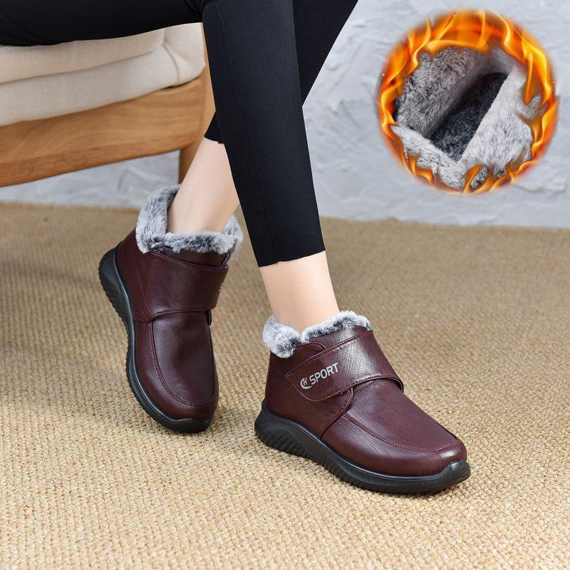 Winter Old North Cloth Shoes Men's Cotton Shoes Warm and Velvet Middle-aged and Elderly Father Shoes Non-slip Soft Sole Thickened Elderly Men's Shoes