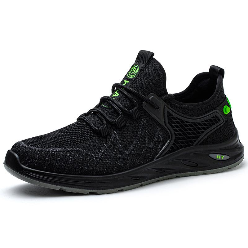 

Men s Insulated Safety Shoes: Anti-Smash, Anti-Puncture, Breathable, Comfortable, 10kV Protection, Plastic Toe Black; 43