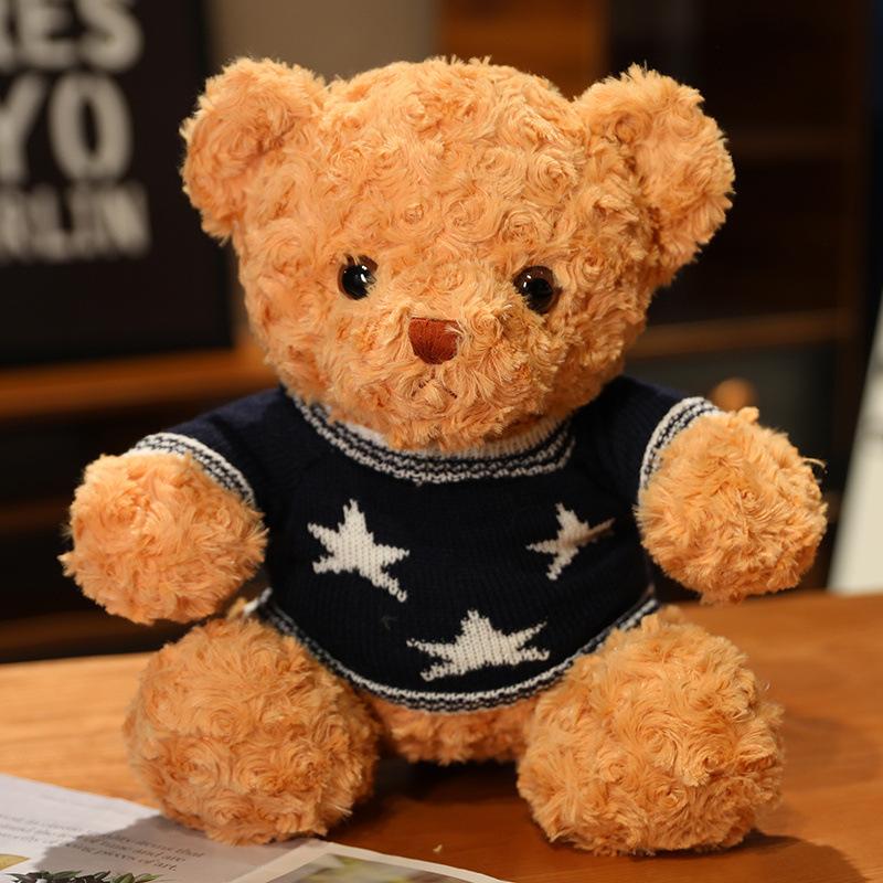 Bear Doll Cute Teddy Bear Doll Girl Sleeping Pillow Hug Bear Plush Toy Gift