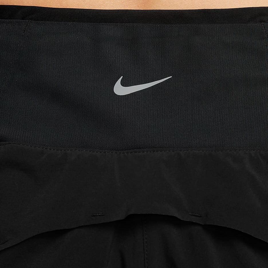 Nike Solid Color Brand Logo Pocket Zipper Shorts Women Shorts Black DX1030-010