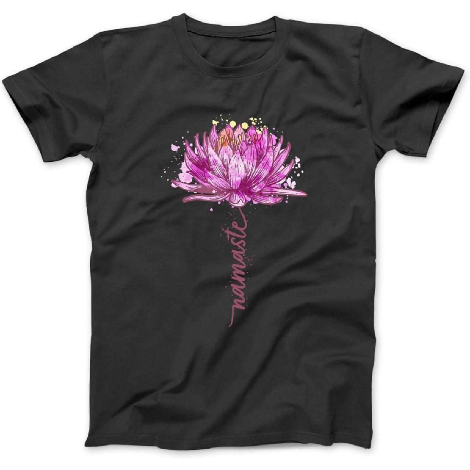 

Yoga Namaste Lotus Flower Yoga Water-Lily Yoga T-Shirt DEC Men s Women s Unisex, Longsleeve Tanktop Hoodie Black XXXXXL різнокольоровий
