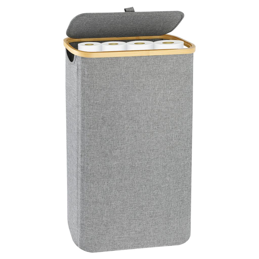 Toilet Paper Storage with Lid Large Capacity Toilet Paper Basket Oxford Cloth Toilet Paper Roll Basket Toilet Paper Organizer