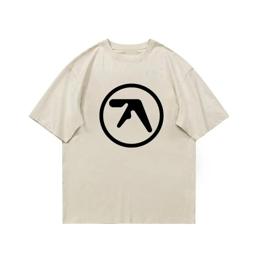 2025 Summer Korean style women Tshirt Aphex Twin Y2k Streetwear Graphic Fashion Printing Harajuku Vintage Styles Oversized Tops