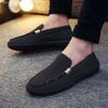 Fashion New Models for 2025 Men's Loafers Large Size Light and Comfortable Flat Shoes Men's Breathable Non-slip Soft Casual Canvas Shoes
