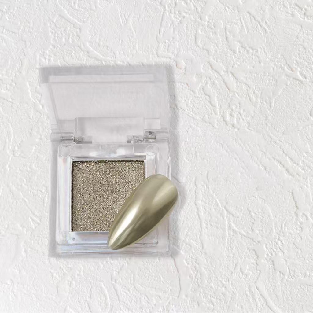 Gold Aurora Monochrome Nail Art Magic Mirror Powder