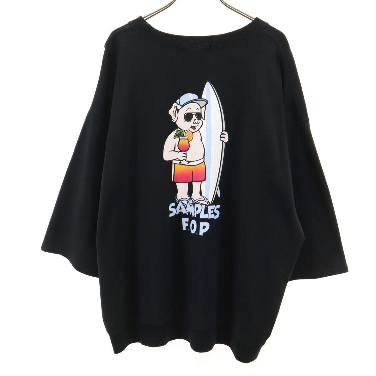 

Russell Athletic ОБРАЗЦЫ Образцы Коллаборация Принт свиньи сзади Рукав 7 минут мужской Б/у