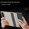 Samsung ZFold Magnetic Leather Phone Case - Electroplated, Anti-Drop, Folding Stand, Business Style