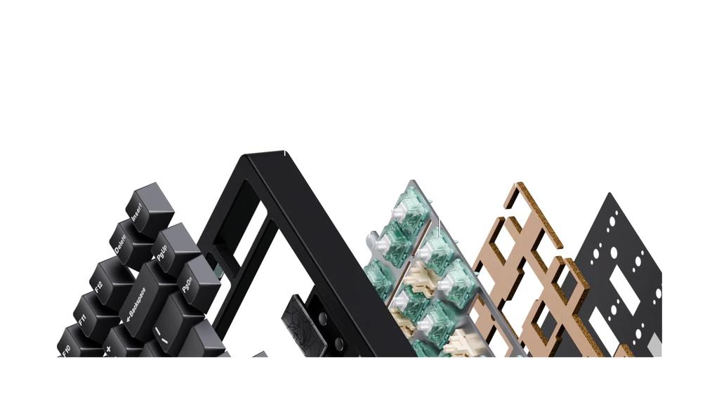 Chilkey Slice75 HE Gaming Keyboard with Rapid Gasket and Gateron Jade Pro Triggers, 8000Hz, Mount, (Gray)