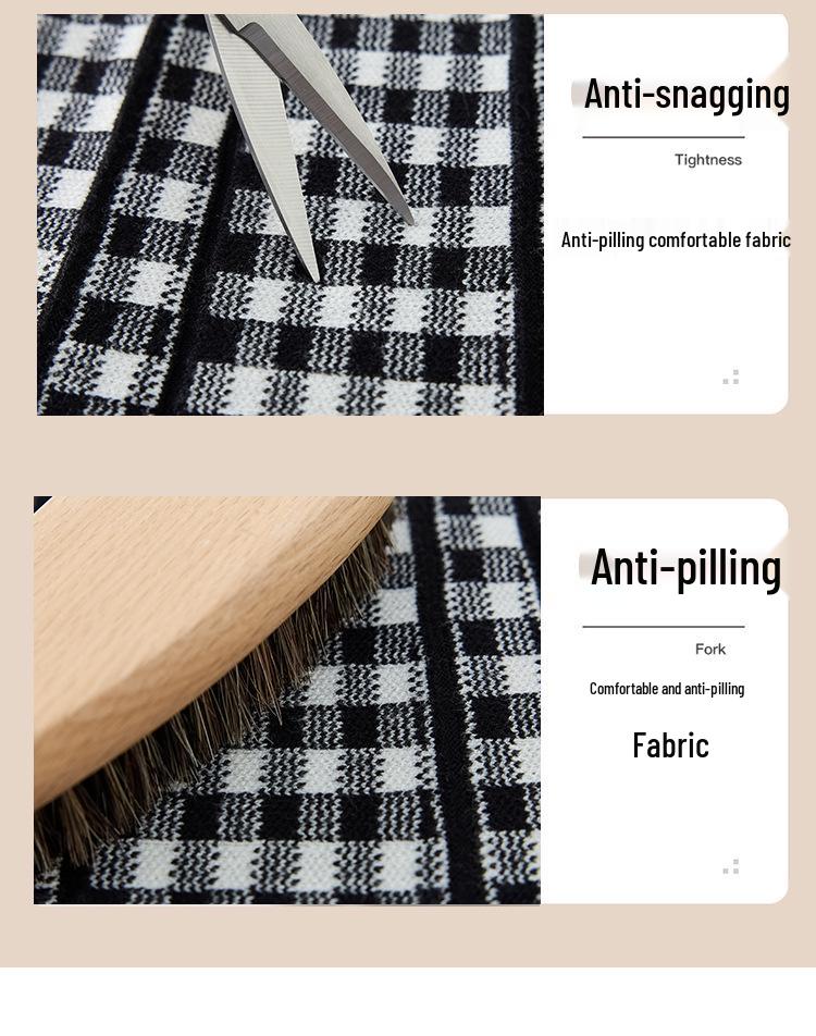 Women's High-Waisted Plaid Pleated Wool Midi Skirt - Fashionable, Slimming, A-Line Design