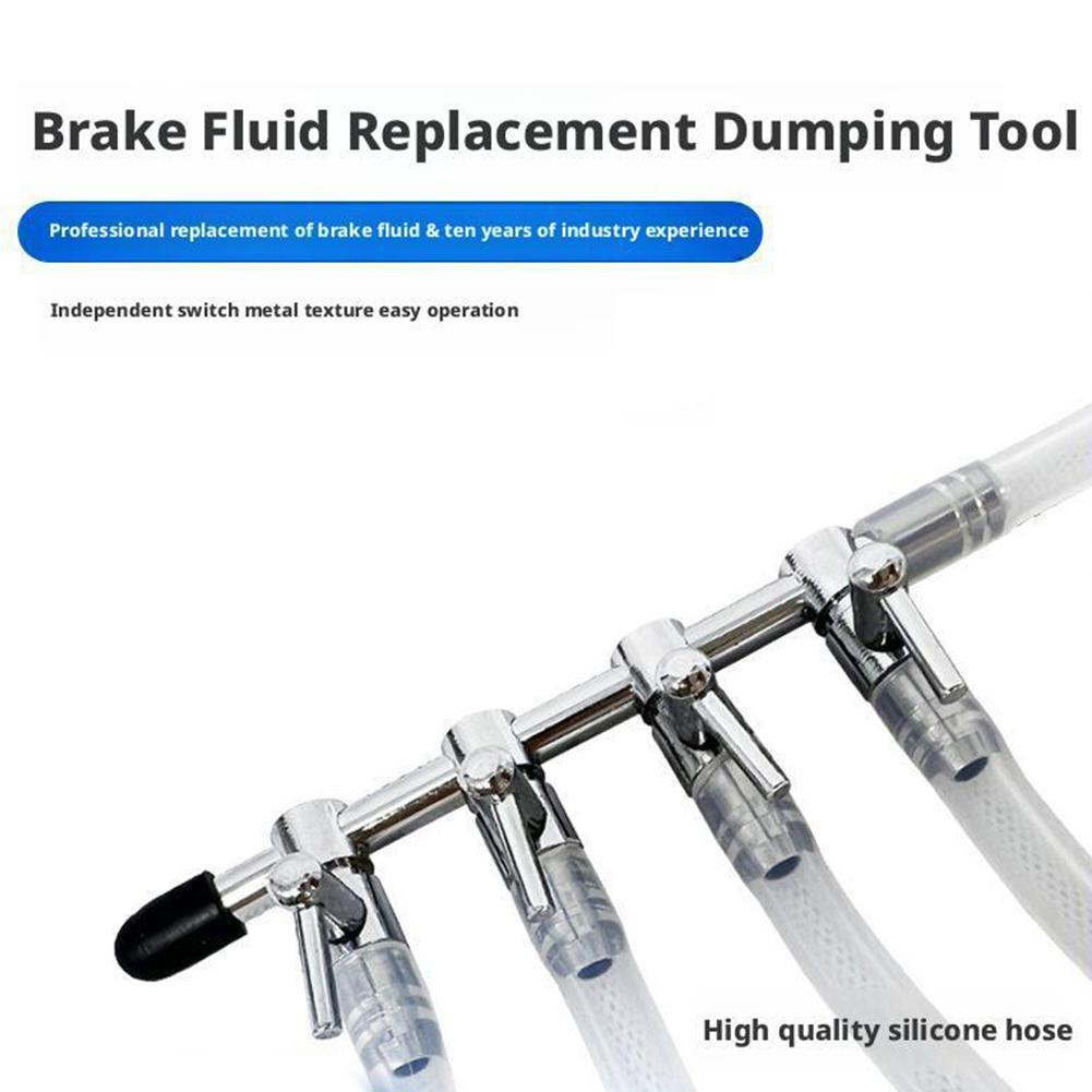 Motorcycle Car Brake Bleeder Joint Oil Bleeding Transfer Drained Kit Connector Tool Accessories For Trucks Trailer Off Road