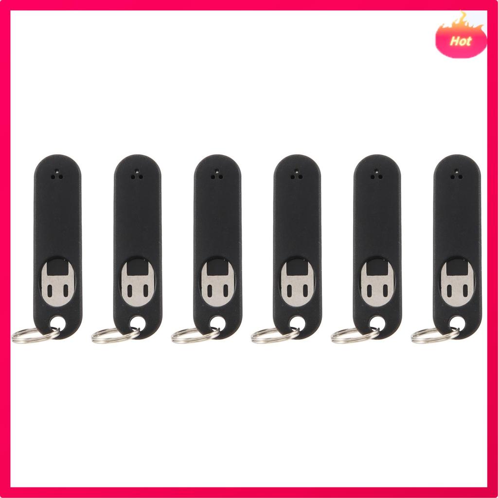 6Pcs SIM Card Removal Tool-Sim Card Tray Pin Eject Removal Tool Needle Opener Ejector,With Removable Key Chain